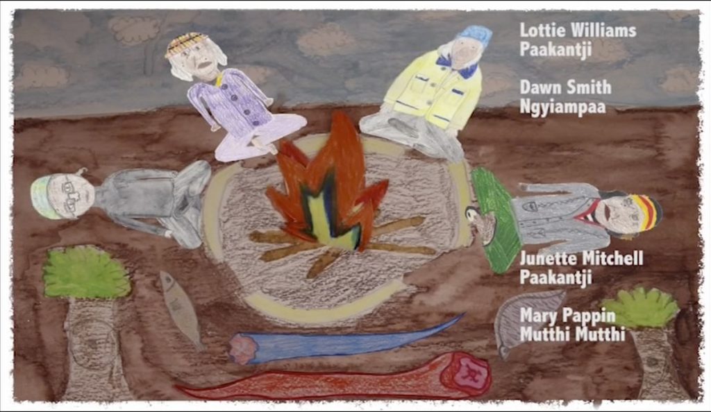  Excerpt from an animation created by Mildura Primary School students which explores different lores of the the three traditional tribal groups of Lake Mungo